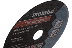 Диск отрезной по нержавеющей стали 150x22,2 мм Metabo 616183000