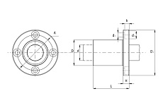 Линейный подшипник TECHNIX LMEF16UUTEСHNIX