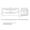 Мебель для ванной Cezares Eco 120 см Sapfiro