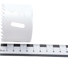 Коронка биметаллическая крупный зуб (57 мм, 38 мм, HSSE, М42) №044 Профоснастка 80101044