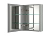 Зеркальный шкаф Aquatek 50x66 см хром AQ7508-MC