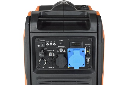 Инверторный генератор Carver ppg -6500ise 3,5/4,0квт, 220/12в, 2 роз.,usb, дисплей,колеса 01.020.00046