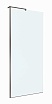 Душевая перегородка Belbagno UNO-L-1-TB-90-C-GM 90x200 прозрачная, оружейная сталь
