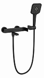 Смеситель для ванны Vincea Куб (Cube) VTFW-1C2MB черный матовый