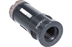 Коронка алмазная по керамике и керамограниту Super Hard (25 мм; M14) Hilberg HH625
