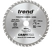 Пильный диск 165 мм, 40 зубьев, в комплекте 10 штук Trend CSB/16540T/10