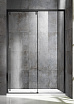 Душевая дверь Vincea Lugano VDS-1L-1 120x195 черный, прозрачная