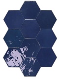Плитка WOW Zellige Hexa Cobalt 10,8x12,4 см, 122085