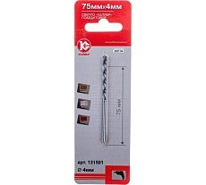 Сверло победитовое (4х75 мм) Калибр 00000024014