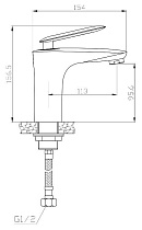 Смеситель для раковины Agger Surprise A0102100