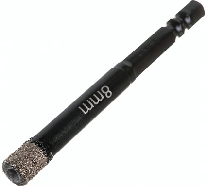 Коронка алмазная по керамограниту 8 мм PROFI 1/4 Skrab 31108