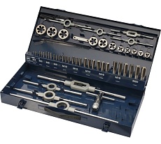 Набор метчиков и плашек H-Tools M3-M20 HSS-G 54пр 245040HT