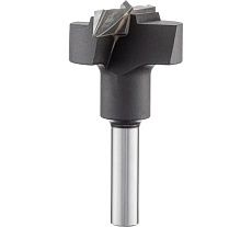 Сверло чашечное для фрезера D35x30 мм, L60. хвостовик 12 мм, круглый Dimar 2034519