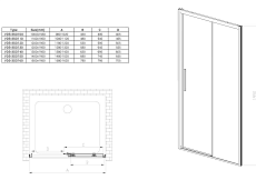Душевая дверь Vincea Soft VDS-3SO160CL 160x195 хром, прозрачное