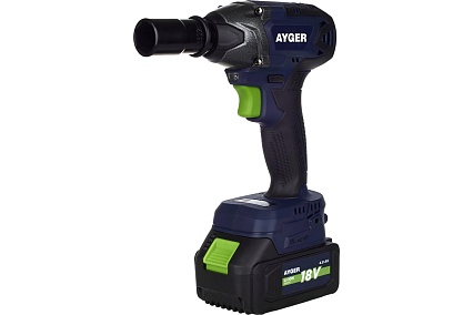 Аккумуляторный бесщеточный гайковерт AYGER с одним аккумулятором 4 Ah APW18BL4