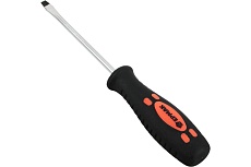 Отвертка с прорезиненной ручкой Ермак SL 5х100мм 651-095