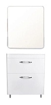 Мебель для ванной Style Line Каре Люкс 70 см напольная, белый
