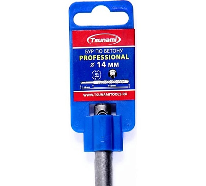 Бур по бетону SDS-plus Professional 14x310 мм Tsunami T10610200014310