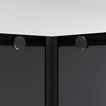 Душевой уголок Niagara Nova NG-2823-34BLACK 90x90 тонированный, черный