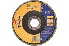 Круг лепестковый торцевой (125х22 мм; Р100) Тундра 1124386