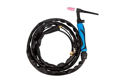 Горелка TIG WP 9 FXV (8 м, M16x1.5, 2 pin, 35-50, воздушное охлаждение, AC80А/DC125A, 0.5-2.4 мм) Энаргит WP9FXV-8-M16-2P-3550