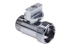 Шаровой кран Aqualink мини хром нар-нар 1/2 -3/4 m Cr переходной 1322