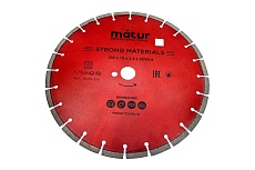 Диск алмазный сегмент STRONG MATERIALS Laser 350x10x32/25.4 мм Matur 18-23-351