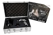 Краскопульт Radex skull killer spray gun серебристый, с манометром в кейсе hvlp дюза 1.3 11113