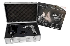 Краскопульт Radex skull killer spray gun серебристый, с манометром в кейсе hvlp дюза 1.3 11113