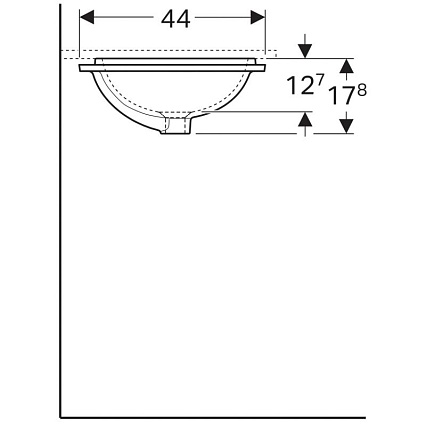 Раковина Geberit VariForm 53 см 500.760.01.2