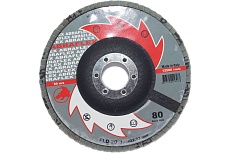 Лепестковые тарельчатые круги (прямые) FLD-20 D125 мм, P80 R2R 8030-2012580