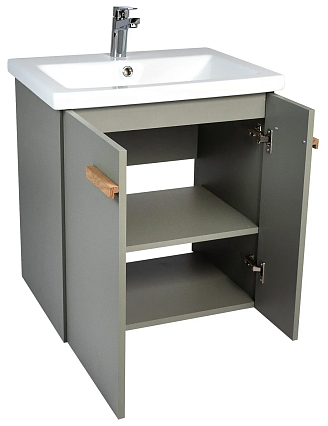 Мебель для ванной Viant Мюнхен 80 см хаки