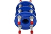 Демонтажная вставка DN.ru ДВ-GGG400-3Ф EPDM Ду50 Ру10/16 чугунная, трехфланцевая D350-01164