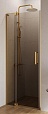 Душевая дверь Cezares SLIDER-B-1-80/90-BR-BORO 80/90x195, бронзовая, брашированное золото
