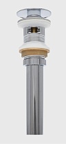 Донный клапан AQUAme AQM7001-1 с переливом, хром