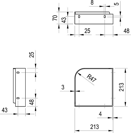 Консоль для раковины Ravak Yard X01779 черный