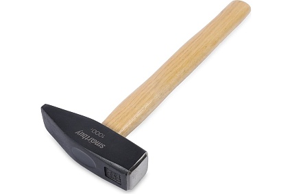 Слесарный молоток с деревянной клеенной рукояткой Smartbuy 1000 г, tools SBT-GHW-1000