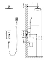 Душевой набор Timo Torne SX-4399/00SM термостат