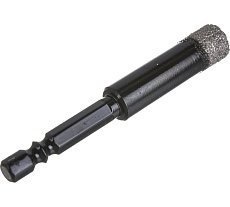 Коронка алмазная по керамограниту 12 мм PROFI 1/4 Skrab 31112