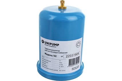 Гидроаккумулятор вертикальный (2 л) UNIPUMP 29758
