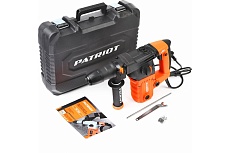 Перфоратор Patriot RH 303 SDS+, мощность 1275 Вт, 4.2 Дж, 3 режима работы, макс.диаметр 26 мм, глубиномер, кейс 140301303