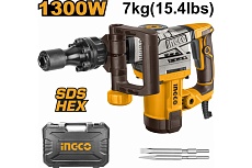 Отбойный молоток Ingco 1300Вт HEX 20Дж SUPER INDUSTRIAL PDB130018