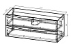 Тумба с раковиной Vincea Mia 120 см