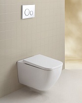 Подвесной унитаз BelBagno Alpina BB10100CHR/SC с сиденьем дюропласт soft close