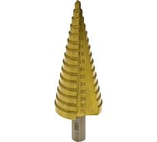 Сверло ступенчатое (4-32 мм; HSS; шаг 2 мм) Чеглок 17-01-432