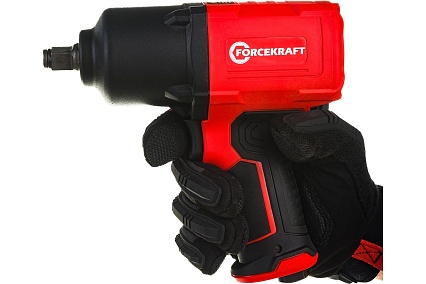 Ударный пневмогайковерт Forcekraft ''Twin Hammer''с реверсом FK-82548(48138)