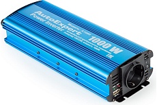 Автомобильный инвертер Autoexpert 1000W, преобразователь напряжения с 12 на 220V А1000