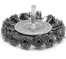 Щетка-крацовка плоская со шпилькой 75 мм, стальная Pobedit 2121075