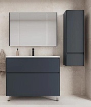 Мебель для ванной Style Line Лима 100 см напольная, графит