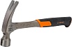 Молоток-гвоздодер Truper MXR-16 17857 с полированным бойком, металлическая ручка